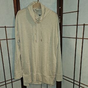 Old Navy TALL Light Beige Cowlneck Pulllover Sweater